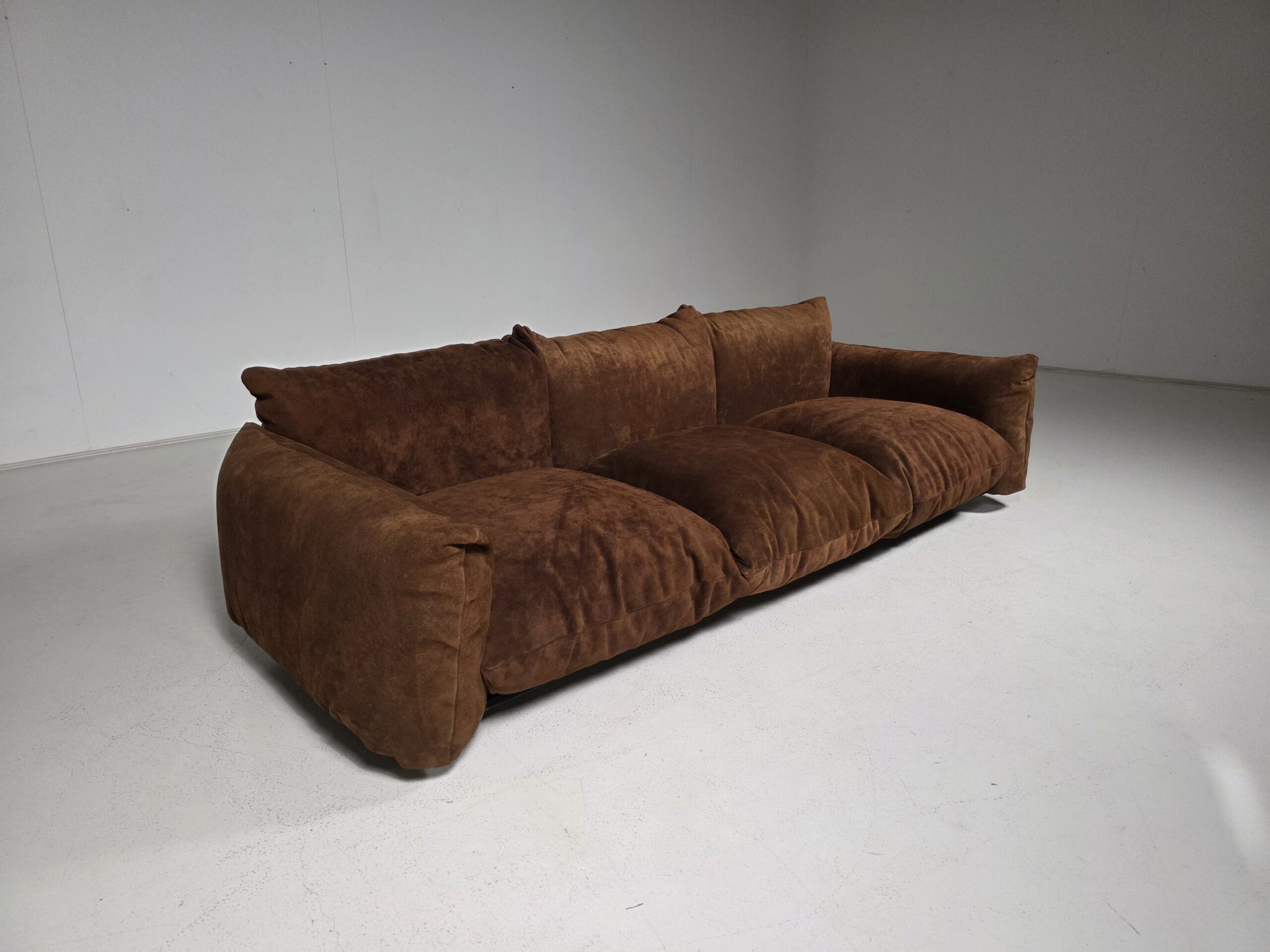 Marenco sofa for Arflex in suede