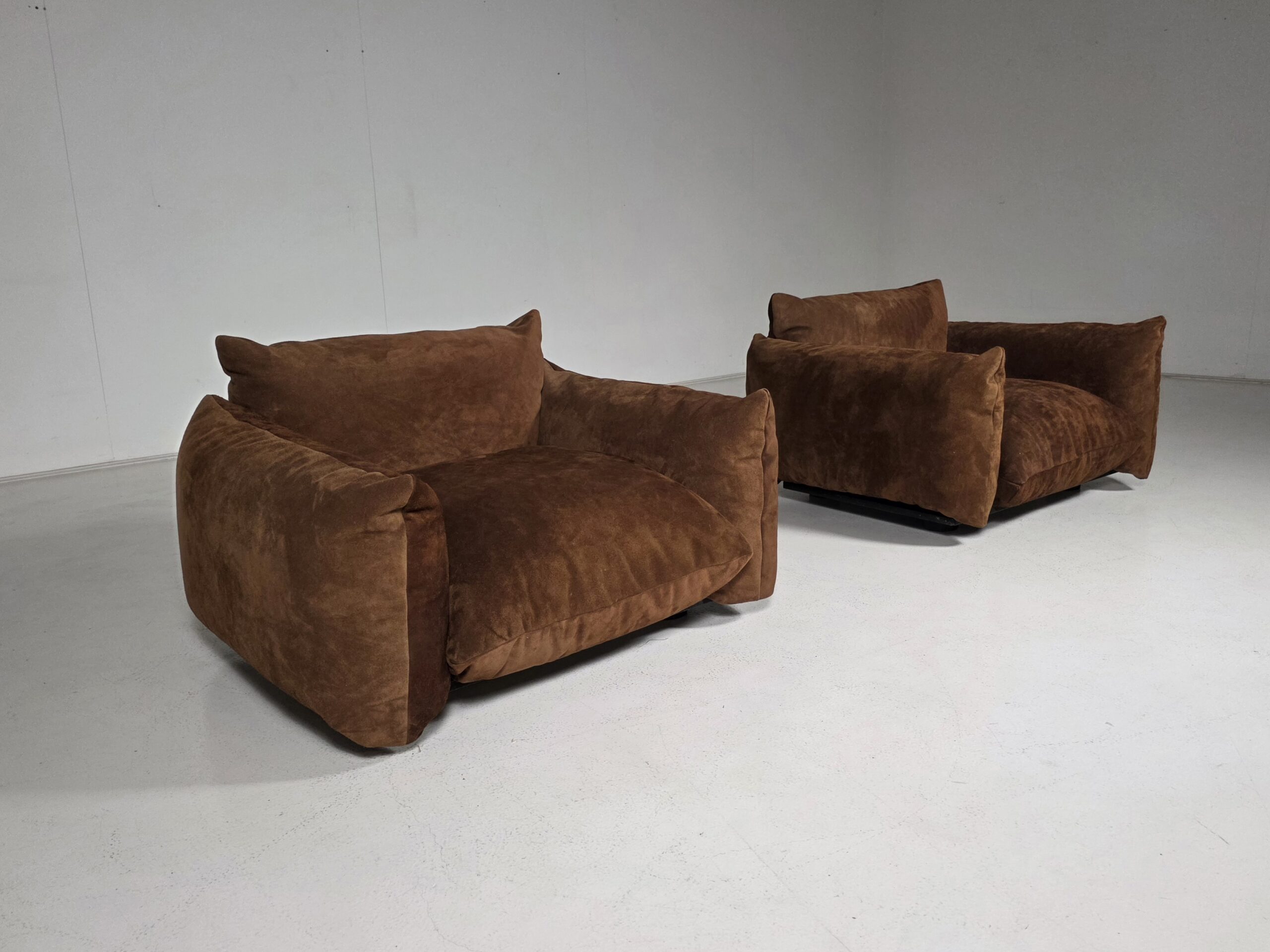 Marenco sofa for Arflex in suede